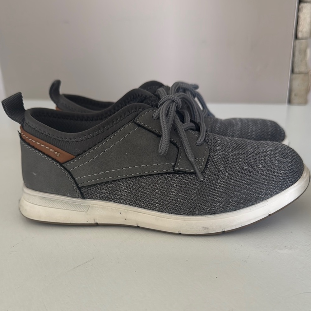 Stylish Gray Kids Dress Shoes